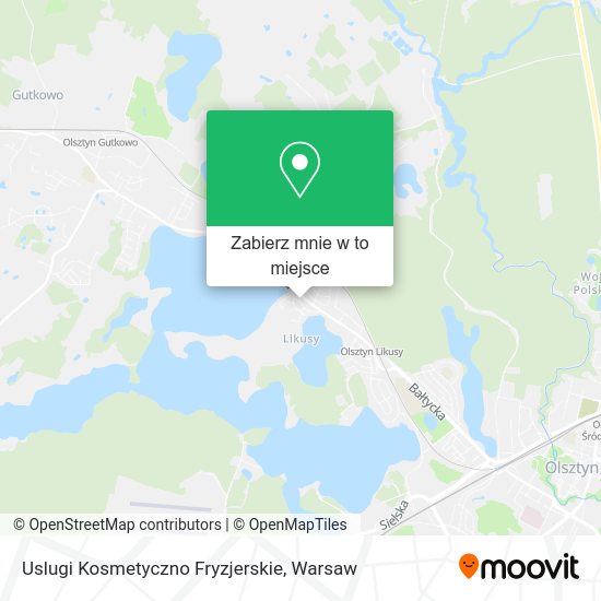 Mapa Uslugi Kosmetyczno Fryzjerskie