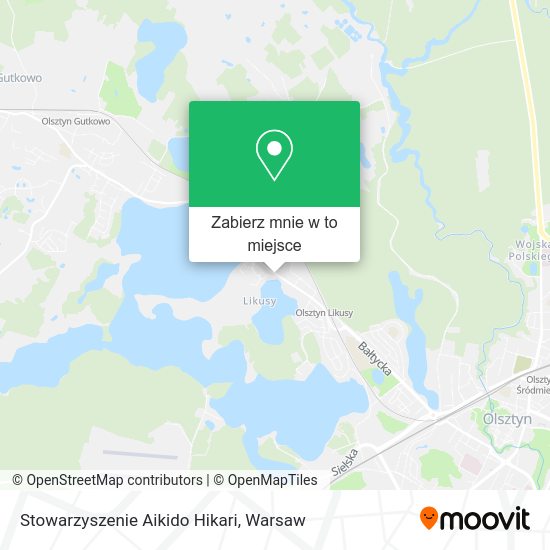 Mapa Stowarzyszenie Aikido Hikari