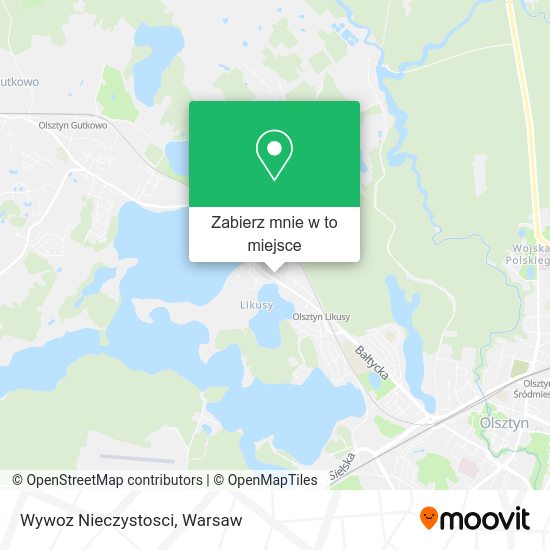 Mapa Wywoz Nieczystosci