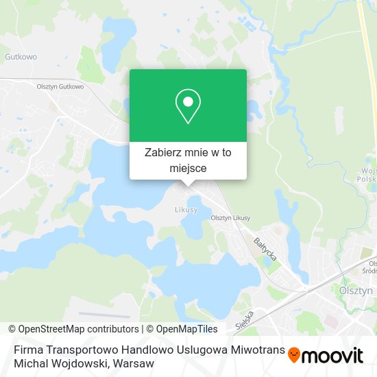 Mapa Firma Transportowo Handlowo Uslugowa Miwotrans Michal Wojdowski