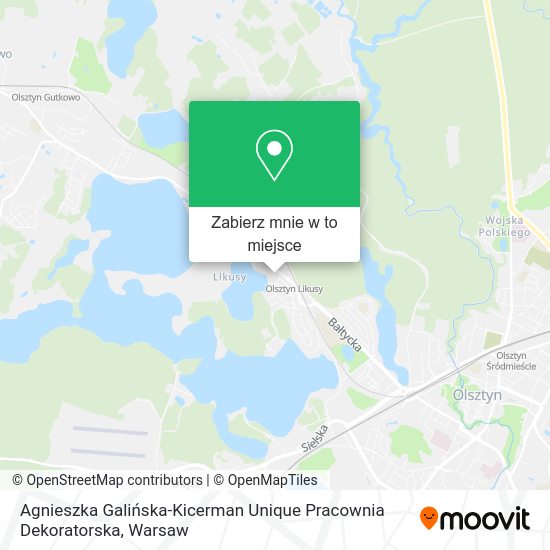 Mapa Agnieszka Galińska-Kicerman Unique Pracownia Dekoratorska