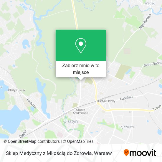 Mapa Sklep Medyczny z Miłością do Zdrowia