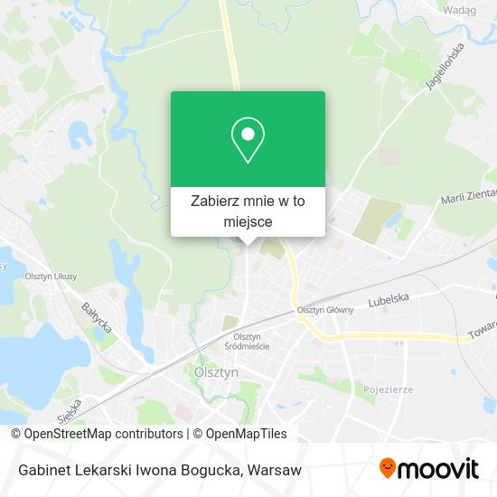 Mapa Gabinet Lekarski Iwona Bogucka