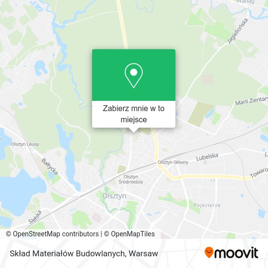 Mapa Skład Materiałów Budowlanych