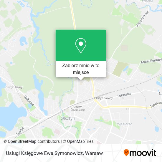 Mapa Usługi Księgowe Ewa Symonowicz