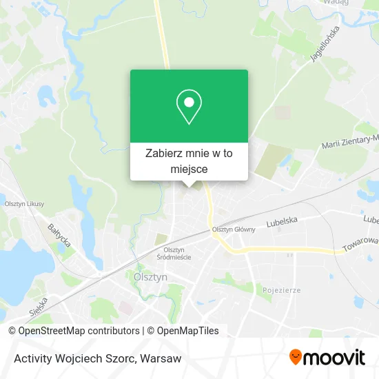 Mapa Activity Wojciech Szorc