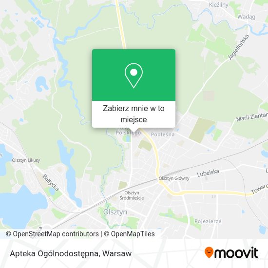 Mapa Apteka Ogólnodostępna