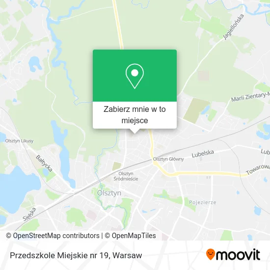 Mapa Przedszkole Miejskie nr 19