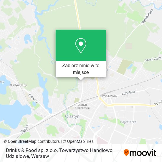 Mapa Drinks & Food sp. z o.o. Towarzystwo Handlowo Udziałowe