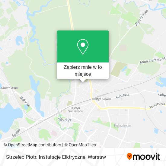 Mapa Strzelec Piotr. Instalacje Elktryczne