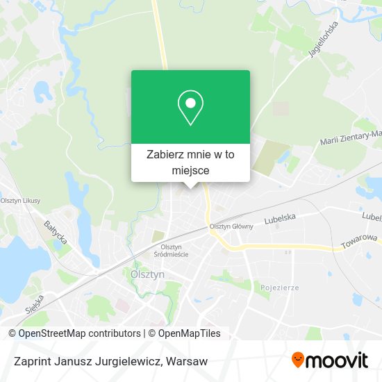 Mapa Zaprint Janusz Jurgielewicz