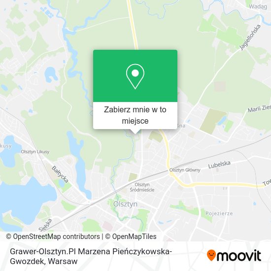 Mapa Grawer-Olsztyn.Pl Marzena Pieńczykowska-Gwozdek