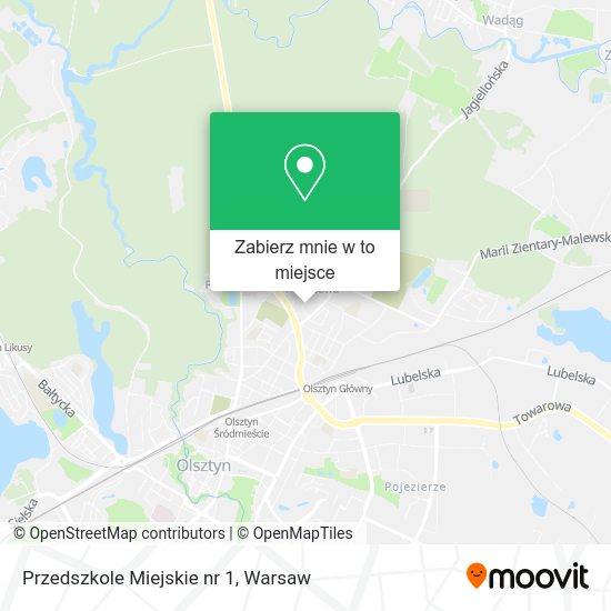 Mapa Przedszkole Miejskie nr 1