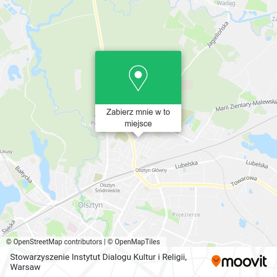 Mapa Stowarzyszenie Instytut Dialogu Kultur i Religii