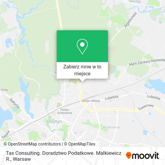 Mapa Tax Consulting. Doradztwo Podatkowe. Małkiewicz R.