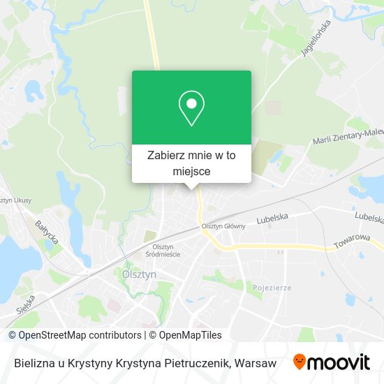 Mapa Bielizna u Krystyny Krystyna Pietruczenik