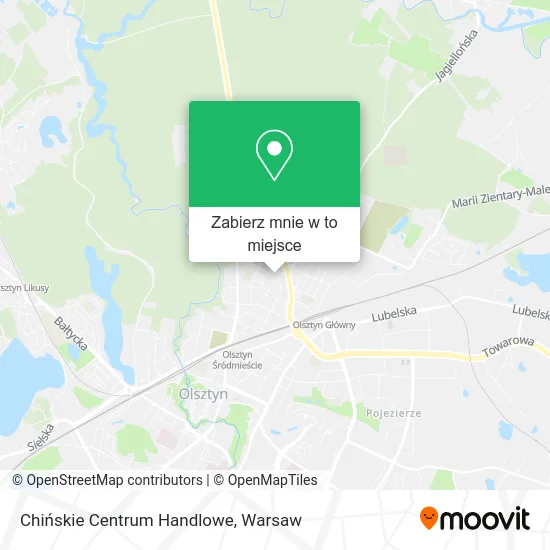 Mapa Chińskie Centrum Handlowe