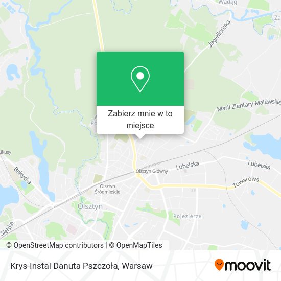 Mapa Krys-Instal Danuta Pszczoła