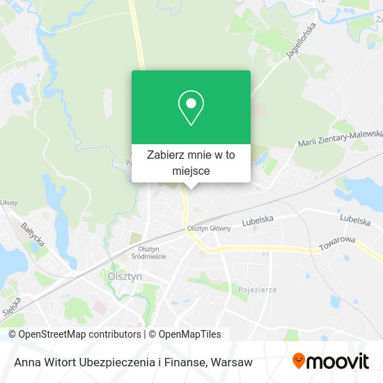 Mapa Anna Witort Ubezpieczenia i Finanse