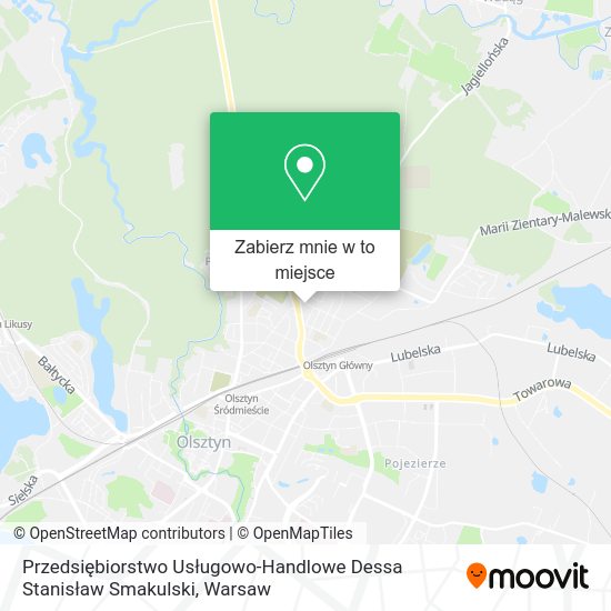 Mapa Przedsiębiorstwo Usługowo-Handlowe Dessa Stanisław Smakulski