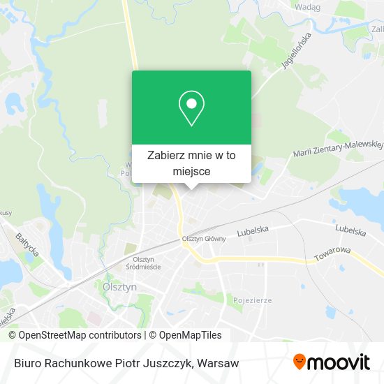 Mapa Biuro Rachunkowe Piotr Juszczyk