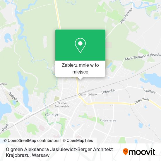 Mapa Olgreen Aleksandra Jasiulewicz-Berger Architekt Krajobrazu