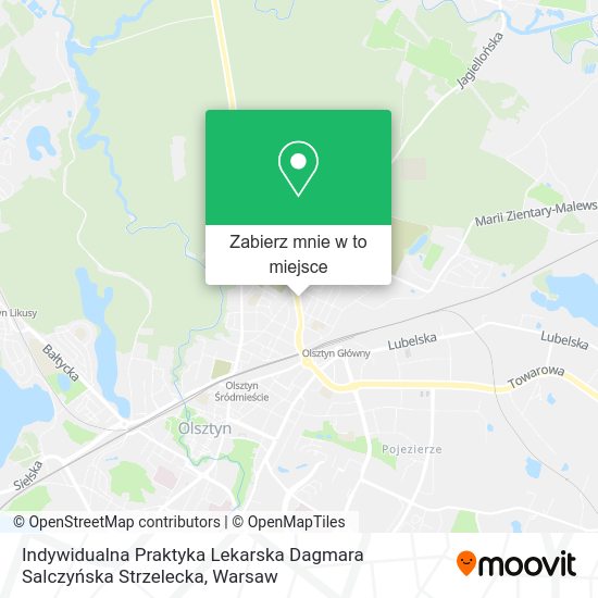 Mapa Indywidualna Praktyka Lekarska Dagmara Salczyńska Strzelecka