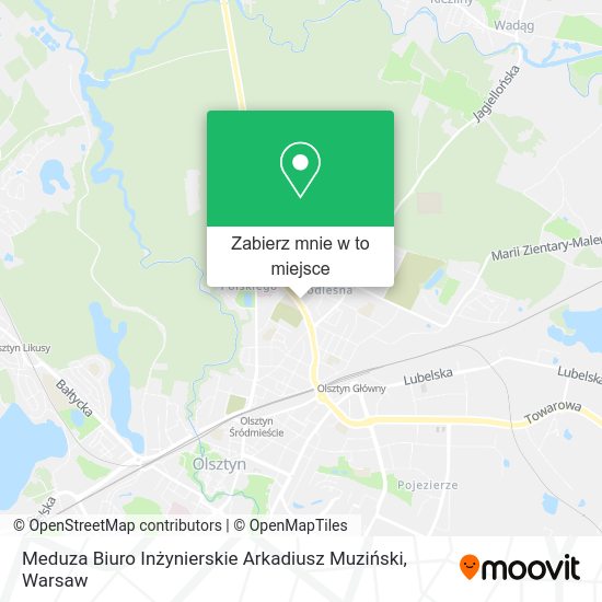 Mapa Meduza Biuro Inżynierskie Arkadiusz Muziński