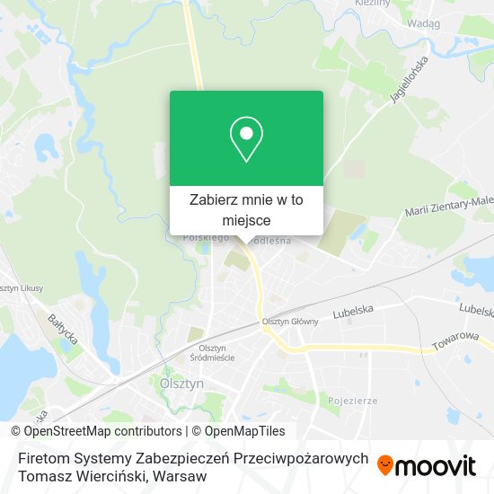 Mapa Firetom Systemy Zabezpieczeń Przeciwpożarowych Tomasz Wierciński