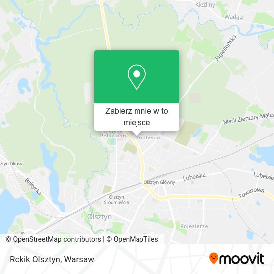 Mapa Rckik Olsztyn