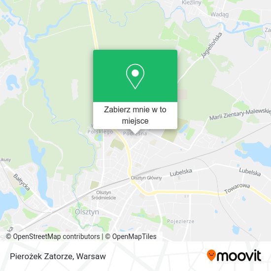 Mapa Pierożek Zatorze