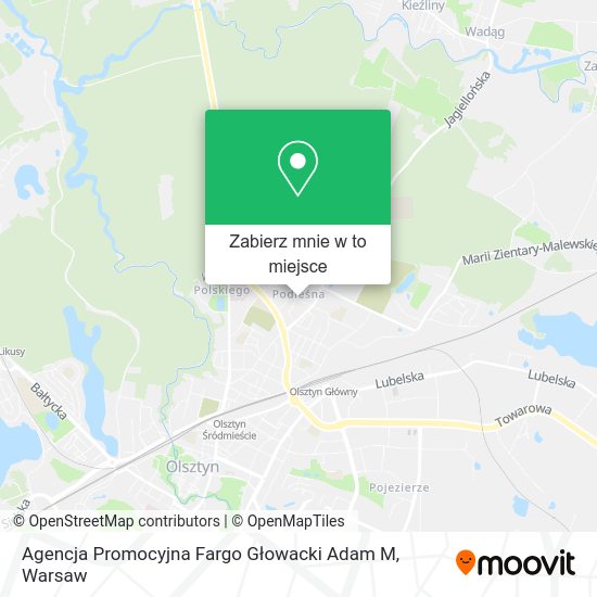 Mapa Agencja Promocyjna Fargo Głowacki Adam M