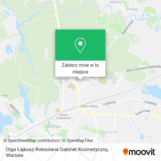 Mapa Olga Łajkosz Roksolana Gabinet Kosmetyczny