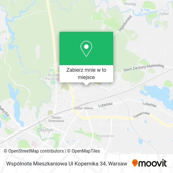 Mapa Wspólnota Mieszkaniowa Ul Kopernika 34