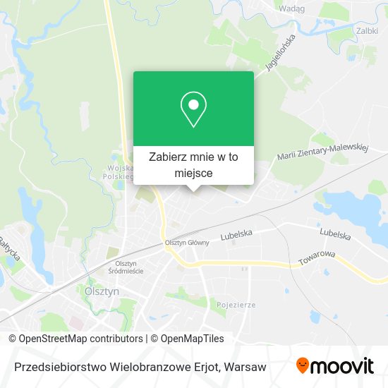 Mapa Przedsiebiorstwo Wielobranzowe Erjot