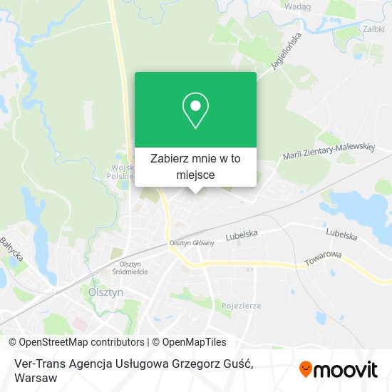 Mapa Ver-Trans Agencja Usługowa Grzegorz Guść