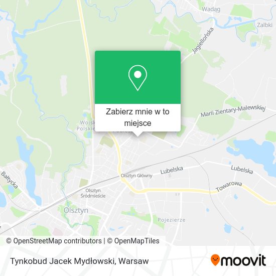 Mapa Tynkobud Jacek Mydłowski