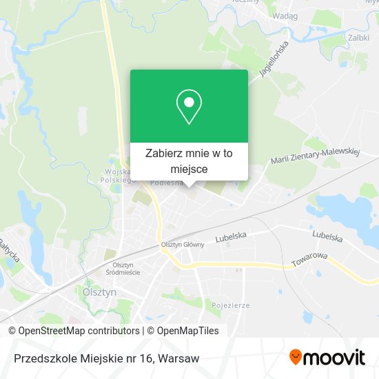 Mapa Przedszkole Miejskie nr 16