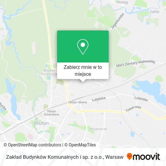 Mapa Zakład Budynków Komunalnych i sp. z o.o.