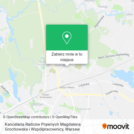 Mapa Kancelaria Radców Prawnych Magdalena Grochowska i Współpracownicy