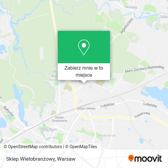 Mapa Sklep Wielobranżowy