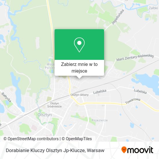 Mapa Dorabianie Kluczy Olsztyn Jp-Klucze