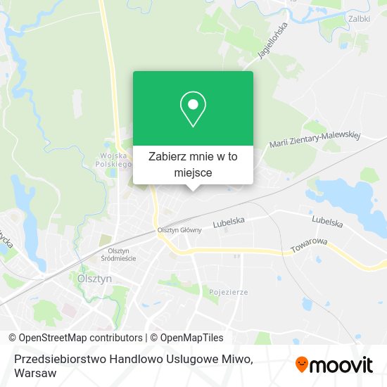 Mapa Przedsiebiorstwo Handlowo Uslugowe Miwo