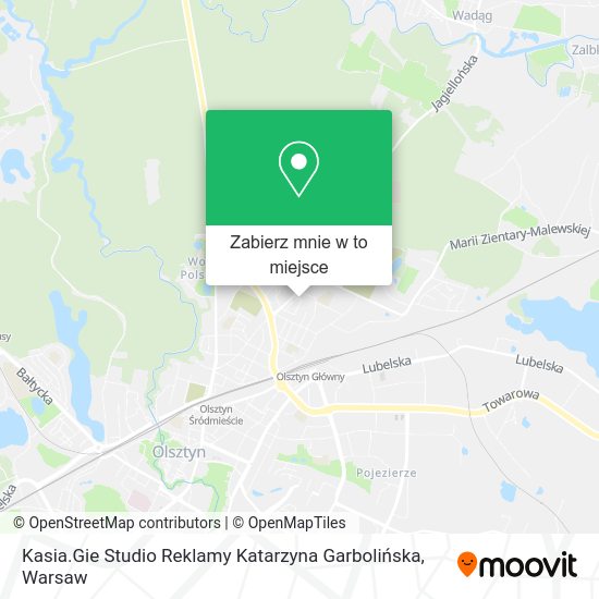 Mapa Kasia.Gie Studio Reklamy Katarzyna Garbolińska