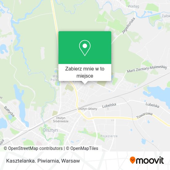 Mapa Kasztelanka. Piwiarnia