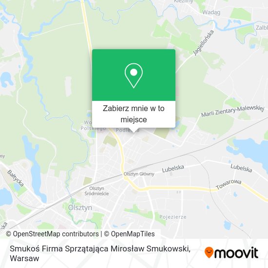 Mapa Smukoś Firma Sprzątająca Mirosław Smukowski