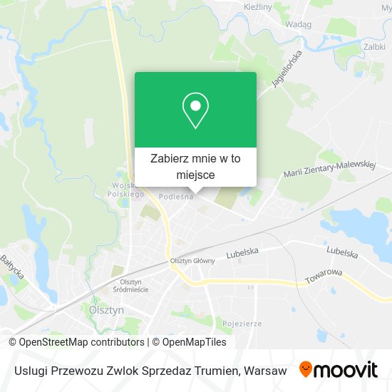 Mapa Uslugi Przewozu Zwlok Sprzedaz Trumien