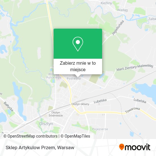 Mapa Sklep Artykulow Przem