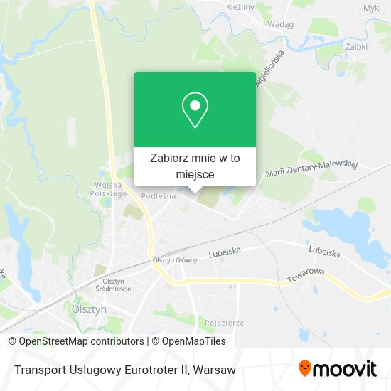 Mapa Transport Uslugowy Eurotroter II