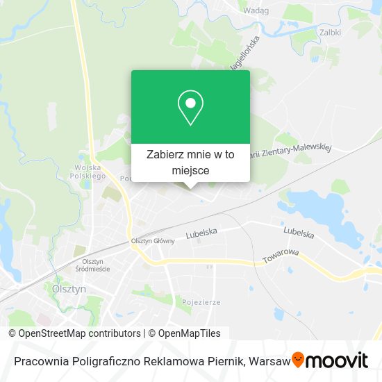 Mapa Pracownia Poligraficzno Reklamowa Piernik